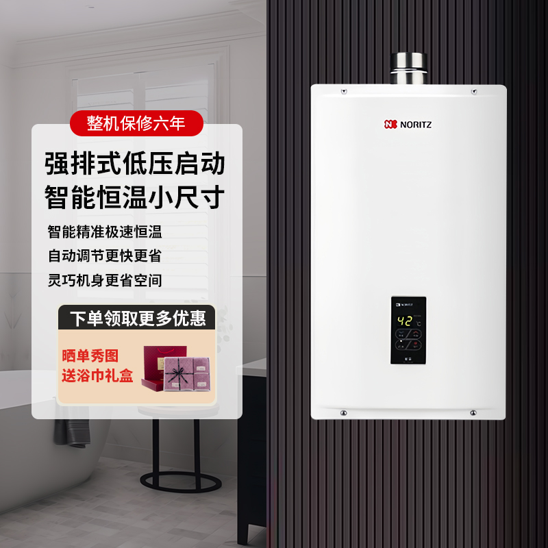 能率智能恒温11L强排式天然气