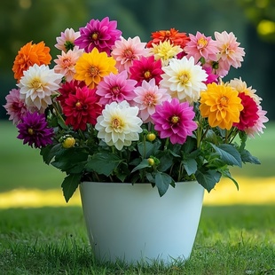 矮杆大丽花种子大丽菊大理菊地瓜花小丽花天竺牡丹花籽花期长春播