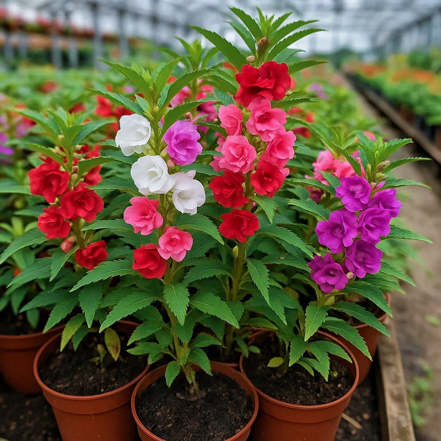 凤仙花种子重瓣茶花凤仙阳台盆栽易种花草指甲花种籽室外易活花卉