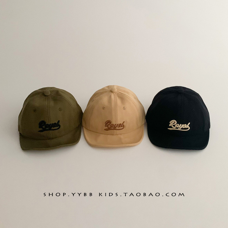 宝宝帽子春秋薄款韩版软檐鸭舌帽春季男女童百搭防晒棒球帽韩版潮