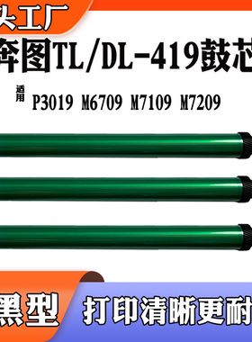 适用奔图M7109感光鼓芯M6709 7209 P3019硒鼓芯TL419 DL419单鼓芯
