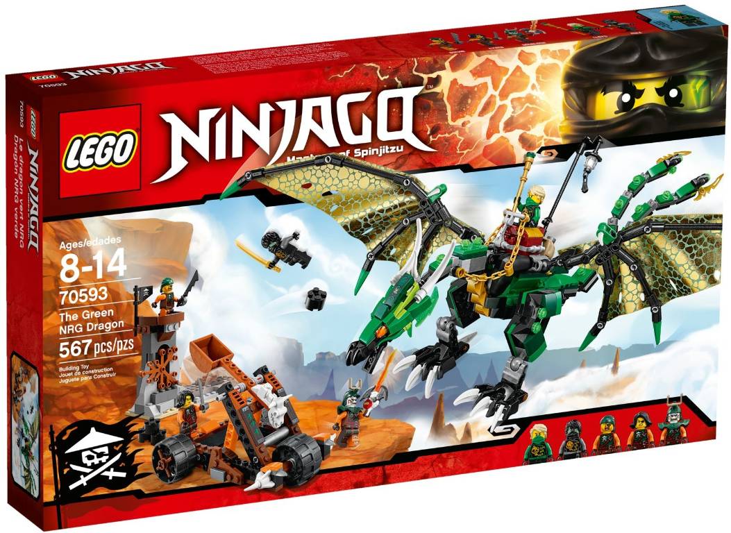 专柜样品乐高LEGO正品积木 幻影忍者系列 忍者绿神龙70593绝版图片
