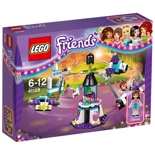 乐高积木LEGO正品玩具 好朋友friends系列 游乐场太空飞船41128