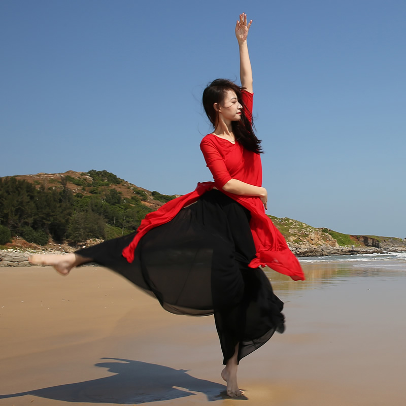 Bellydance肚皮舞现代东方舞蹈中国风阔腿裤古典舞形体练功服套装