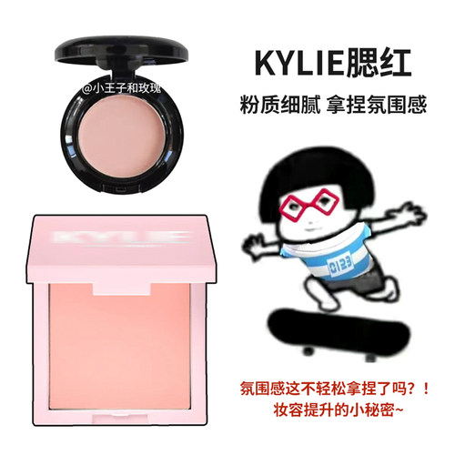 KYLIE新版腮红金小妹pinkpower334张元英同款winterkissed336小样