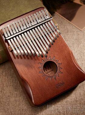 正品zan拇指琴i林巴琴7音kalimba指间钢卡琴手1指琴女生初学便携