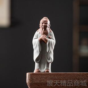 正品小中式历史人师物陶瓷摆件关公老工子孔号子弘一法佛像艺品小