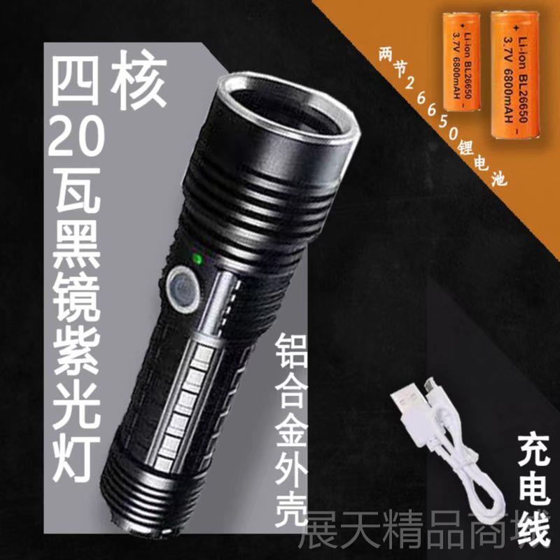 正品536紫光手筒1W紫外5线强光烟酒防伪照猫癣收藏邮票钱币电瓷器