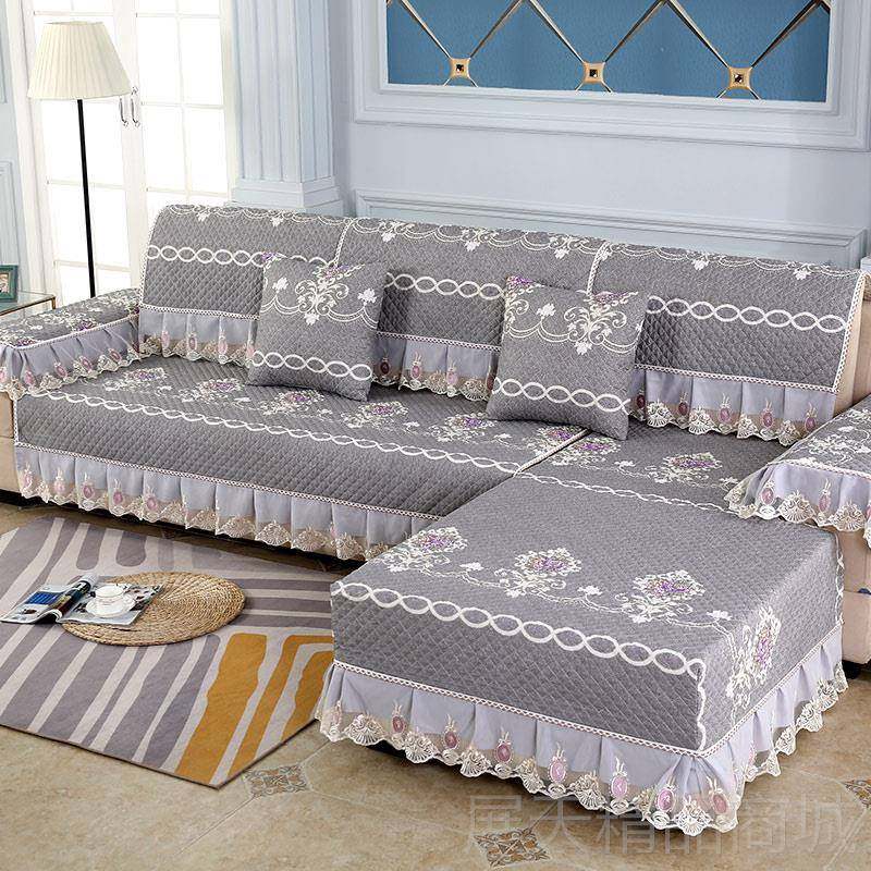 正品欧防式四套季通垫用滑全包布艺沙发罩一套万能套盖布沙发组合,居家布艺,沙发垫,淘宝优惠券,粉丝福利购,淘宝优惠卷