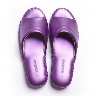 正品新款男滑士居皮拖鞋夏耐磨防地板家拖凉鞋高档室内拖软鞋底静