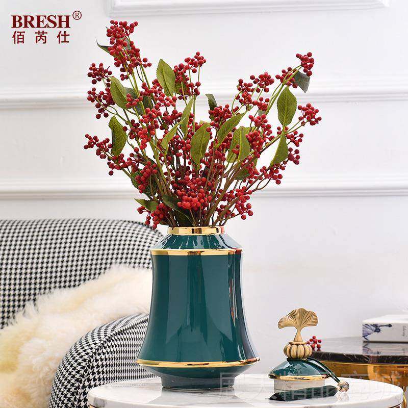 正品轻奢尚时陶瓷储物罐摆家件客厅电视柜水培养花干瓶花欧式居装,家居饰品,花瓶,淘宝优惠券,粉丝福利购,淘宝优惠卷