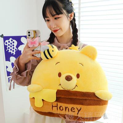 正品迪合用士尼抱枕被子两车载子沙发靠枕空调被办公室午睡枕头毯