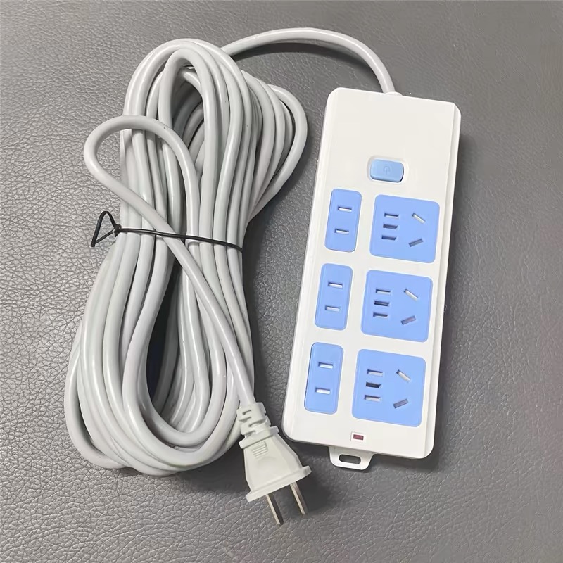 正品纯铜插座板家用2脚插头插板带线三项插排接线板两脚插板插排