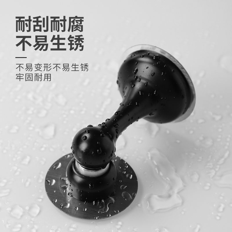 热销强磁门吸免打孔门挡器防撞门把手门阻门碰地吸墙吸门后固定房