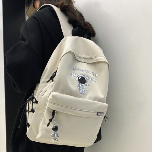 潮牌韩版书包男大学生大容量高中初中生时尚百搭双肩包原宿背包女