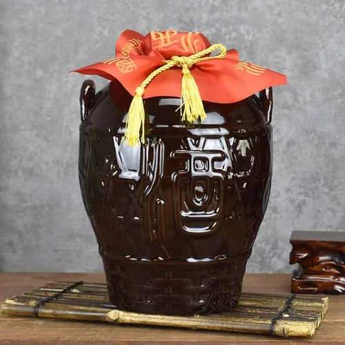 山东特产青岛即墨黄酒老酒流金30年5L精坛礼盒装焦香半甜阿胶药引