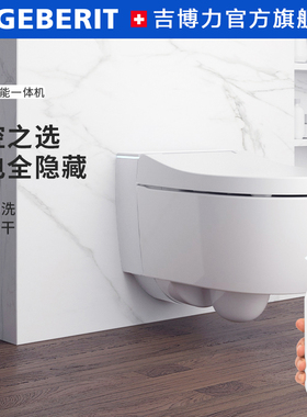 GEBERIT吉博力Spina滨娜智能一体壁挂马桶挂墙坐便器悬空隐藏式