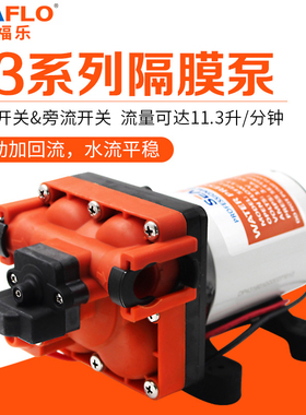 seaflo43系列隔膜泵12V24V房车水泵直流增压泵自吸泵自动泵船用泵