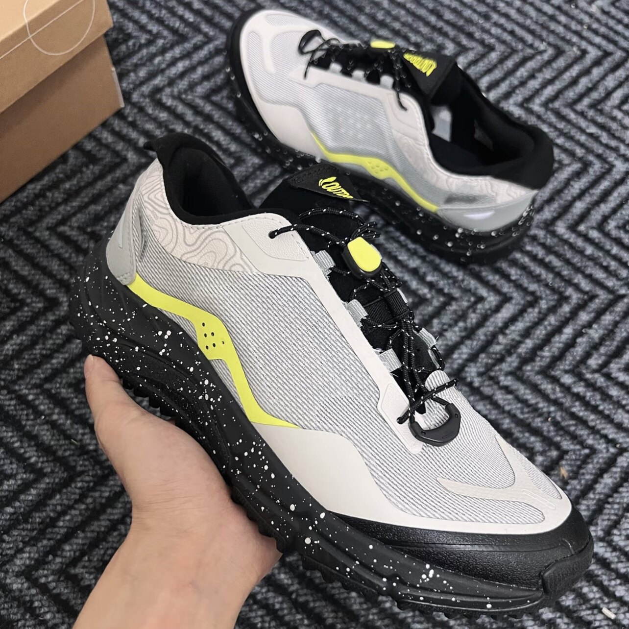李宁逸界lite V3 徒步鞋男越野登山跑鞋减震防滑耐磨轻便运动鞋