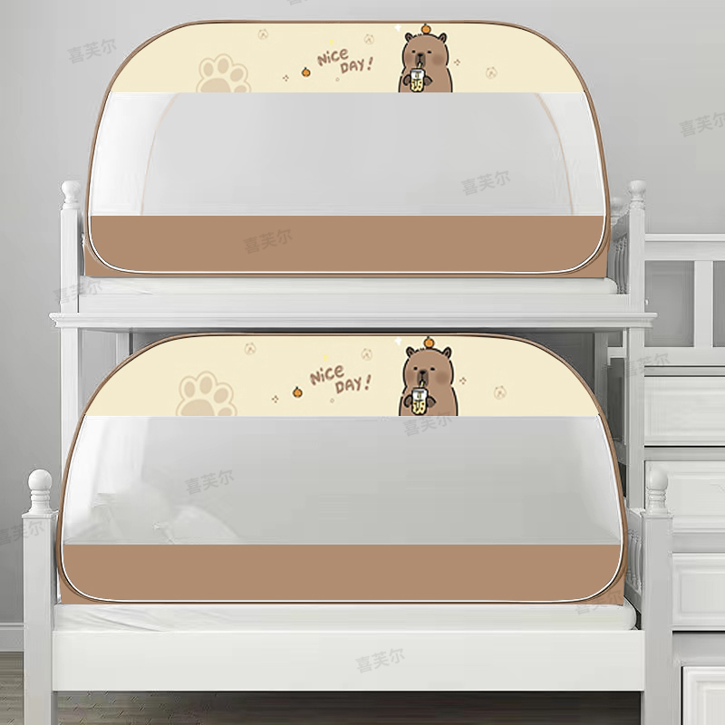 学生宿舍免安装蒙古包蚊帐防摔