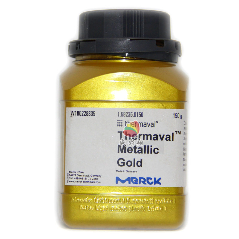 德国默克珠光粉Thermaval™ Metallic Gold 耐高温陶瓷金色珍珠粉