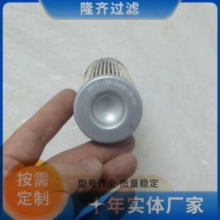 黄油滤芯HPBE0110W100N盾构机黄油过滤器滤芯隆齐