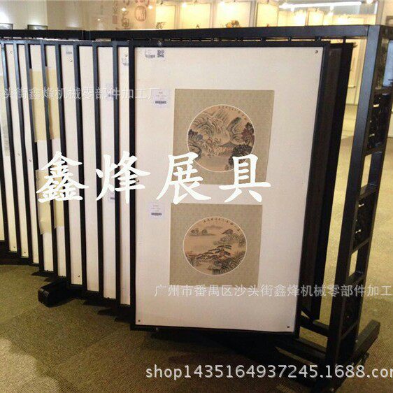 相框展示柜挂画翻页架板