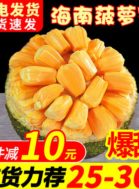 海南三亚菠萝蜜新鲜水果波罗蜜当季一整个20-40斤整箱包邮红肉