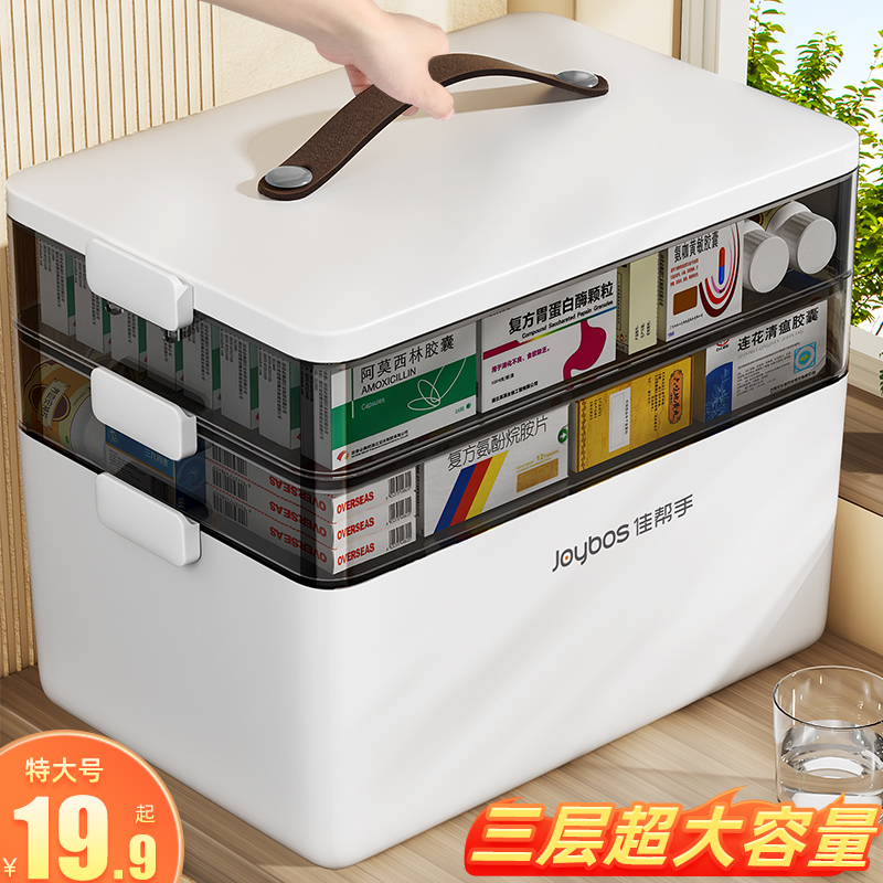 【官方正品19.8元】大容量医药箱