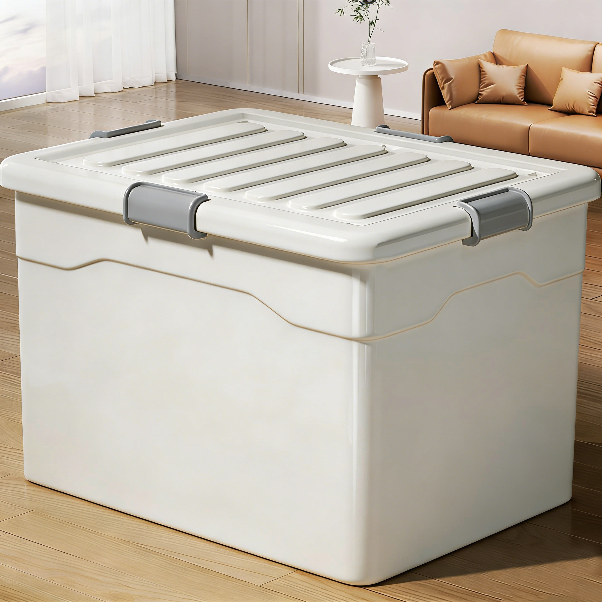 佳帮手收纳箱家用衣服被子超大容量整理箱玩具书本塑料后备储物箱 - 佳帮手首品专卖店出品