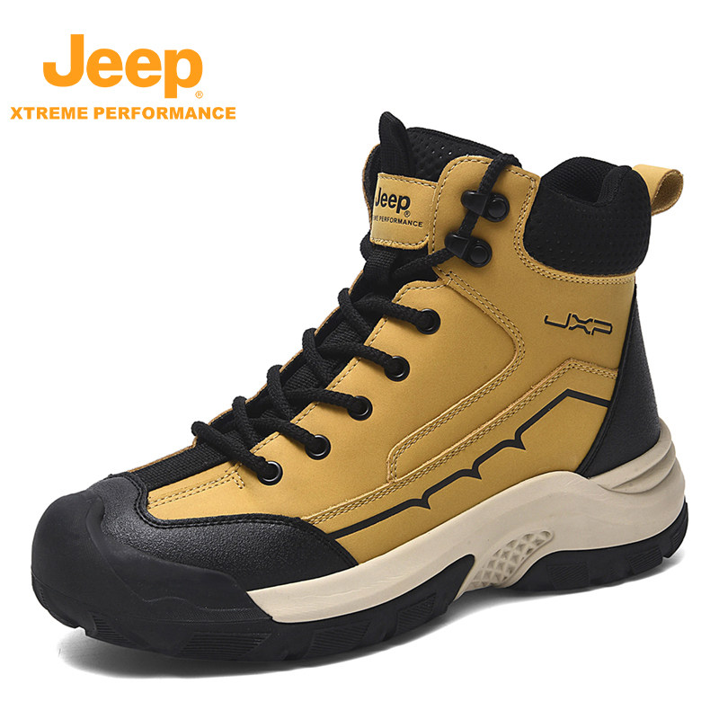 Jeep秋冬季新款防撞工装运动休闲马丁靴防滑登山鞋户外徒步鞋男鞋,户外/登山/野营/旅行用品,登山鞋/徒步鞋,淘宝优惠券,粉丝福利购,淘宝优惠卷