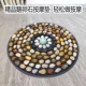 鹅卵石足底按摩垫脚底穴位足疗器石头指压板踩脚地垫中医经络圆形