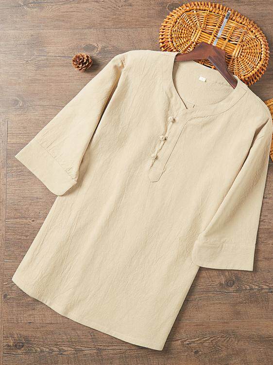 MENS SHORT SLEEVE T-SHIRT SUMMER CHINESE RETRO TRENDY BRAND TANG COSTUME BASE SHIRT ETHNIC STYLE TANG JACKET MENS HALF SLEEVE