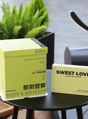 冰淇淋保温蛋糕盒带冰袋外卖保冷保鲜加厚夏季冷藏生日蛋糕打包盒
