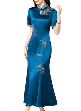 香妮芬妈妈结婚装礼服