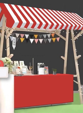 集市摊位展示架市集夜市摆摊架子花车促销展示台地摊车移动可折叠