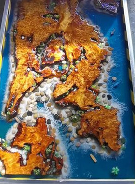 厂家直销河流台面水晶滴胶高透明