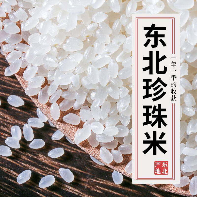 东北珍珠米大米新米正宗黑龙江当季圆粒米农家香稻软香米粳米香稻