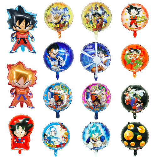七龙珠 dragon ball 卡卡罗特悟空卡通动漫铝膜气球 生日庆典装饰