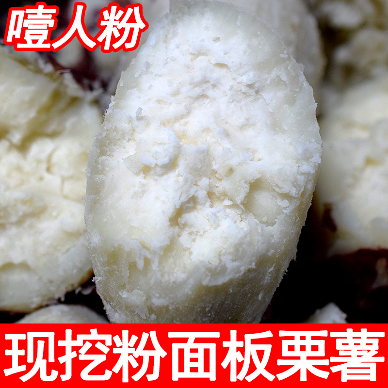 河南老品种白心红薯粉面板栗番薯