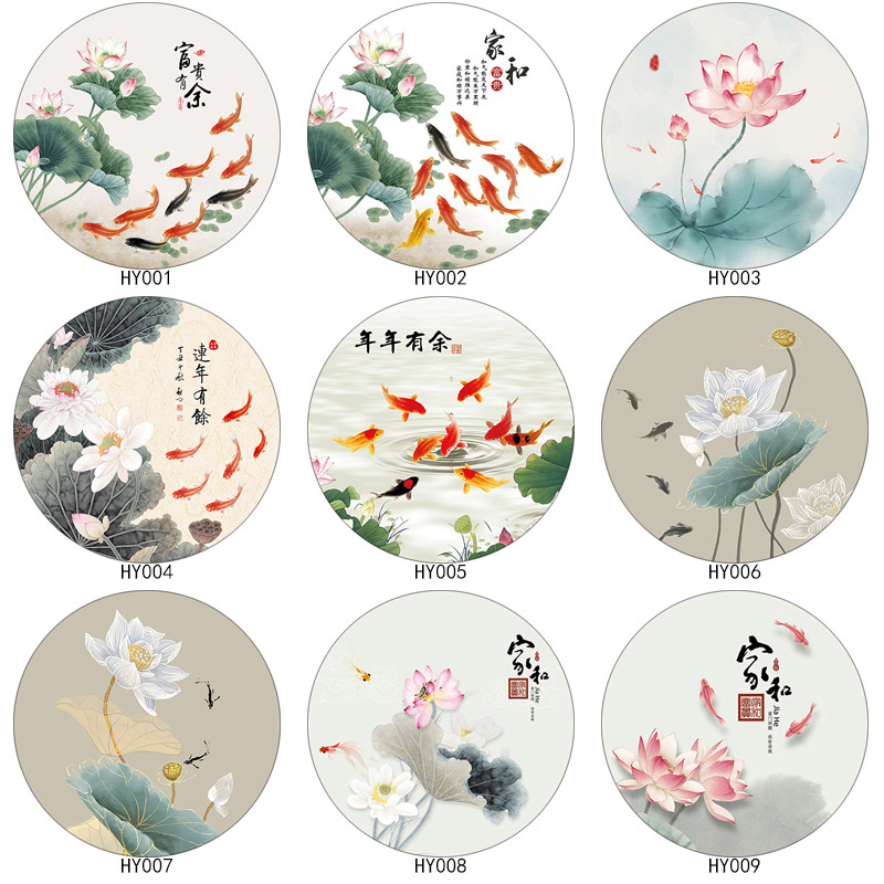 定制屏风纱画乔其纱半透明不透明现代装饰画