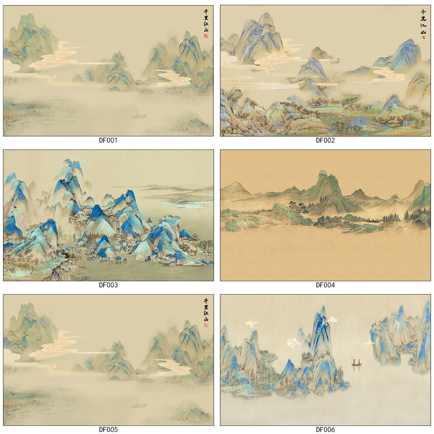 乔其纱玄关古画可定制装饰屏风画