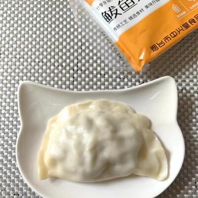 【胶东美食】大鲅鱼饺子蒸包100克/个纯手工皮薄馅大新鲜速冻水饺