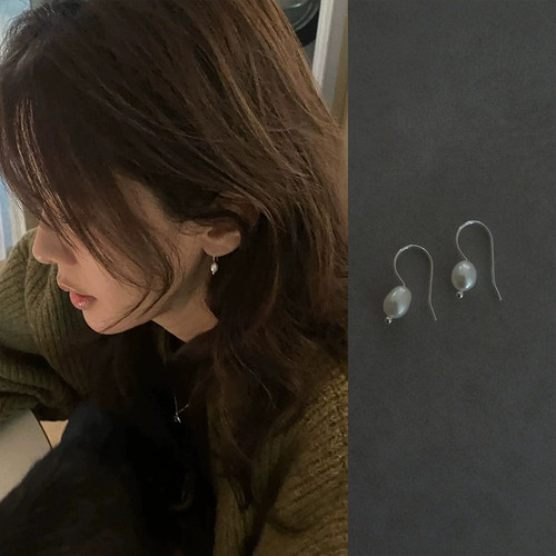福利价Sophie Buha米珠淡水珍珠通体S925纯银耳勾happyrim自留款