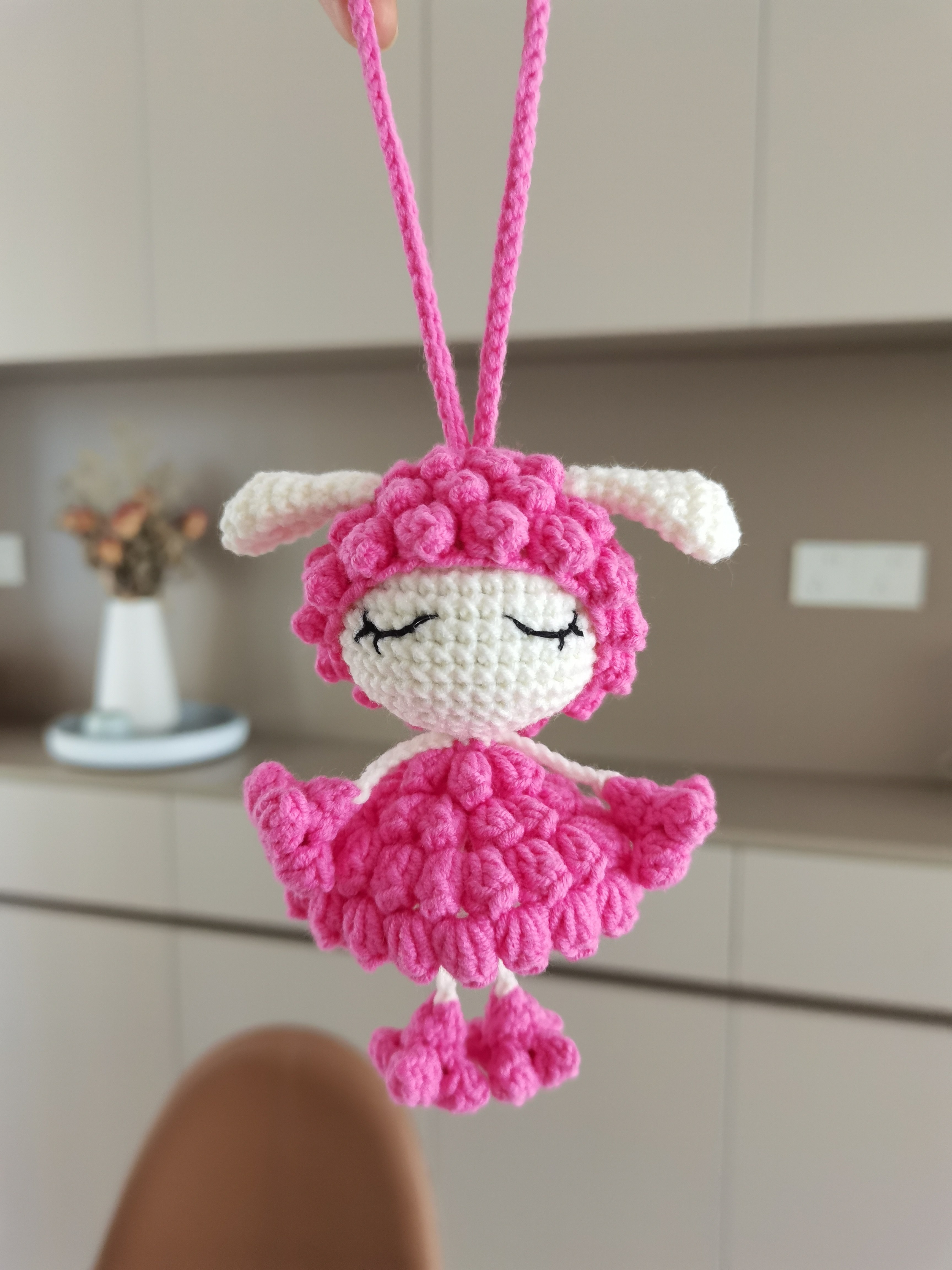 漫织手工坊钩织羊毛卷娃娃挂件毛线爆米花钩织玩偶挂饰钥匙扣挂件,服饰配件/皮带/帽子/围巾,DIY编织材料包,淘宝优惠券,粉丝福利购,淘宝优惠卷