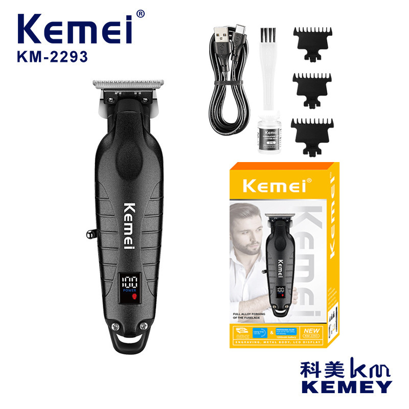 新款理发器科美km-2293电动剃头电推剪发廊光头理发推子