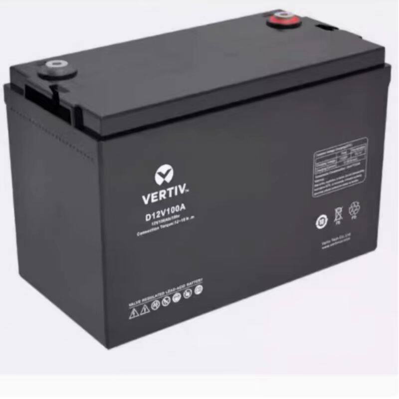 维谛铅酸蓄电池12V100AH免维护D12V100A直流屏消防医疗UPS电源EPS