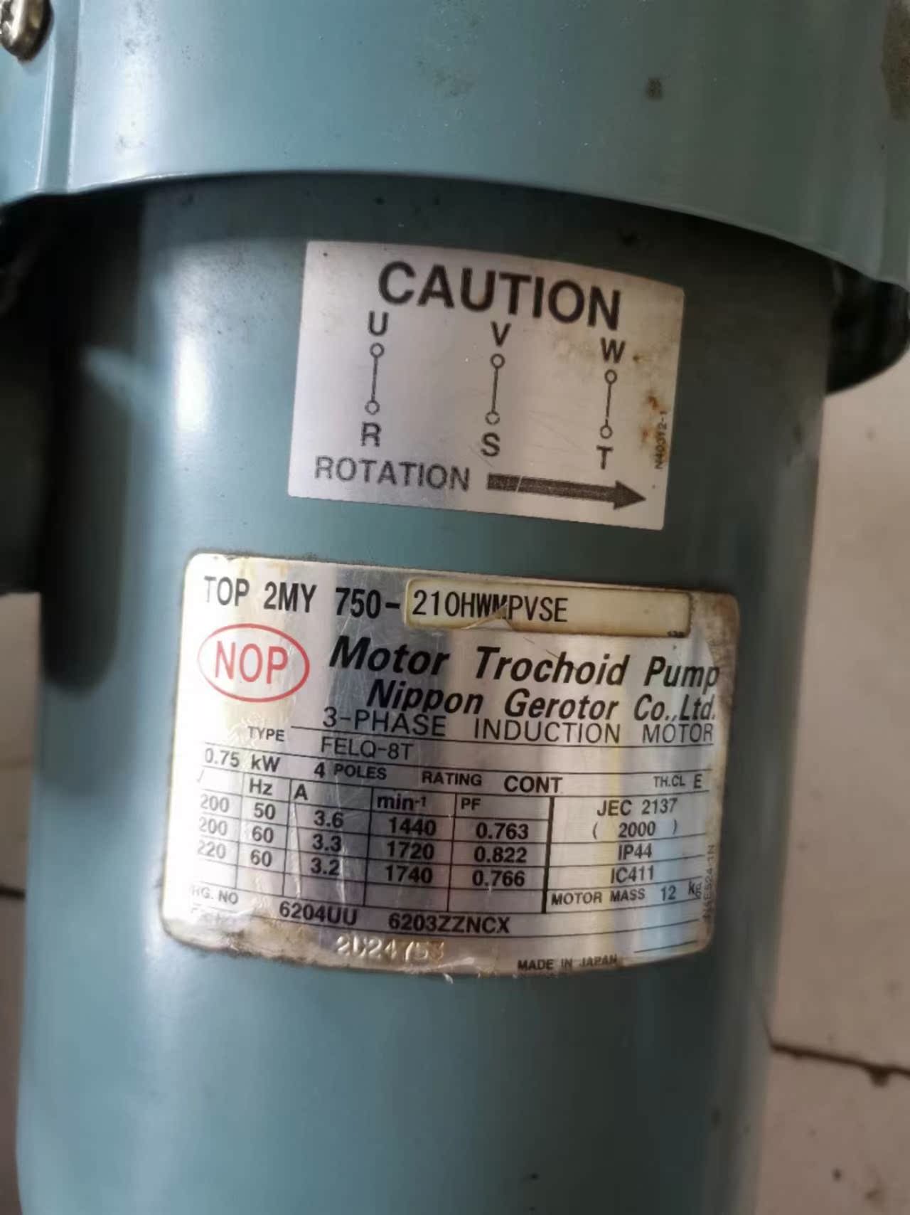 75kw nop日本芝浦电机马达 top-2my750-210hwmpvse询价