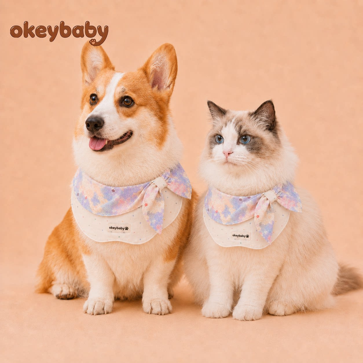 okeybaby宠物口水巾小围兜领巾图片
