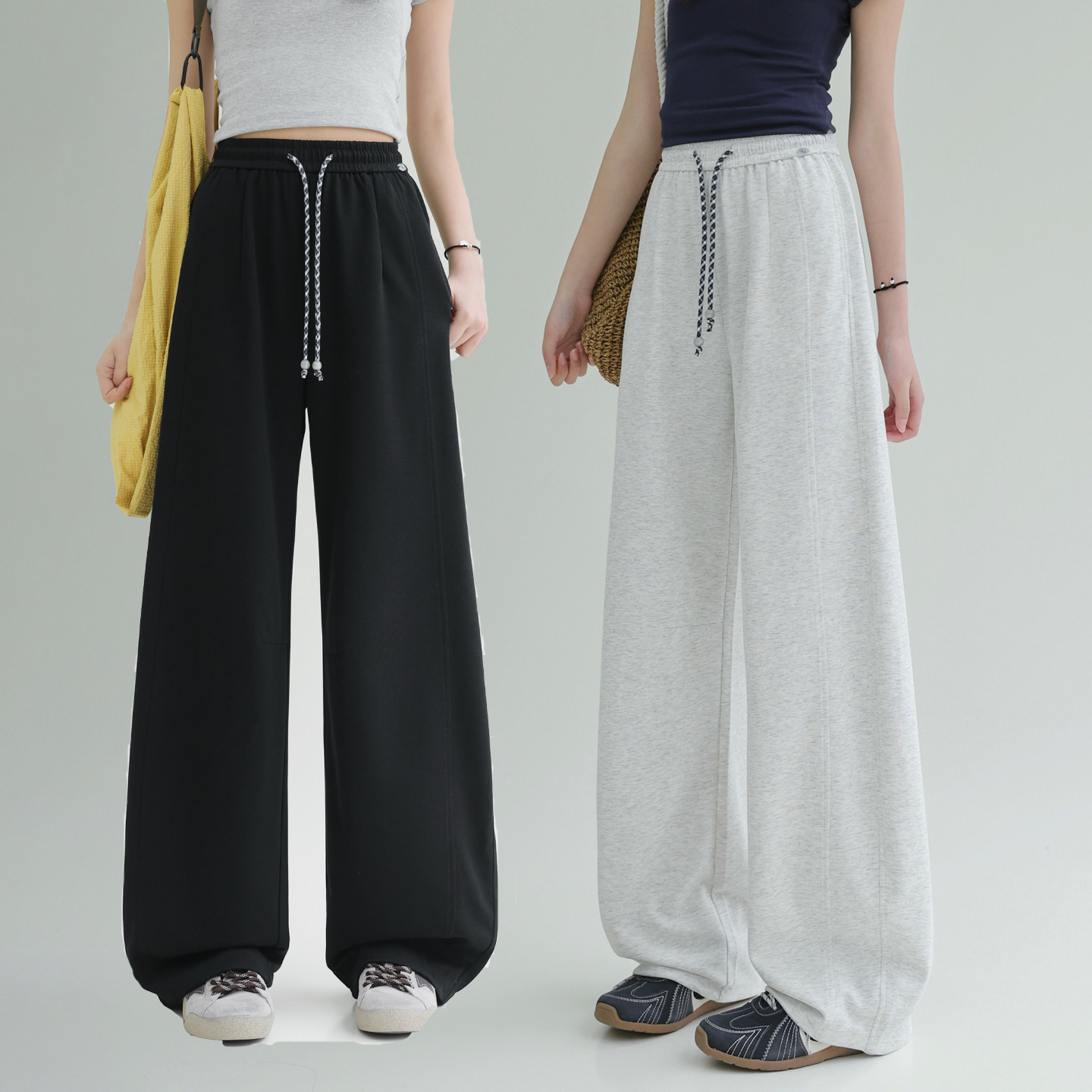 女童夏季薄棉运动裤骄骄虎2026新款初中生高中生休闲跑步卫裤9141